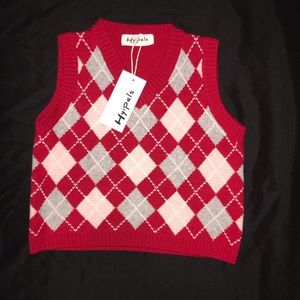 Hyipels V-neck Sweater Vest size Large (Juniors)
